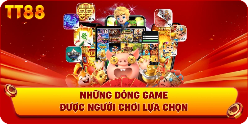 Những dòng game được người chơi lựa chọn